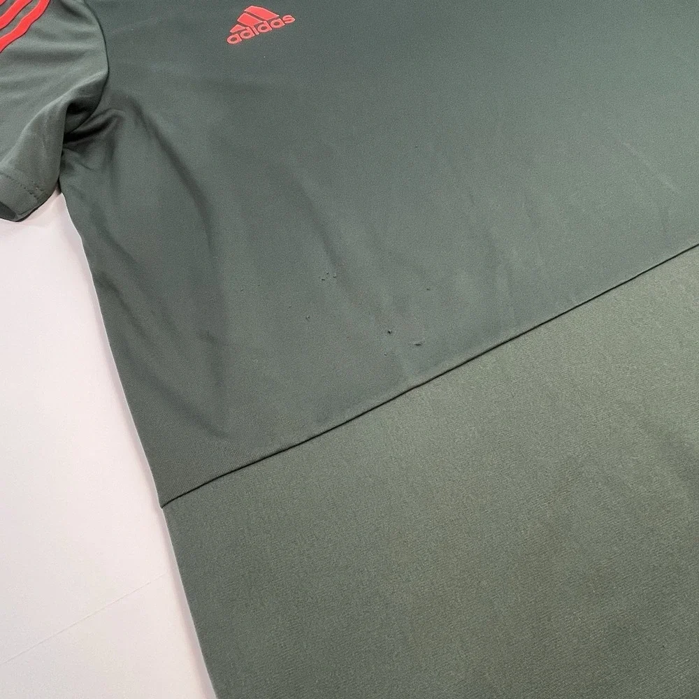Adidas FC Bayern Munich 2018-19 Training Jersey Size Large Men's  Grey & Red GPS